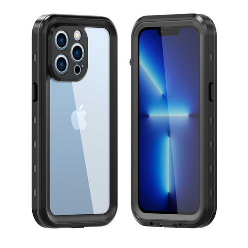 iPhone 13 Pro Kılıf 1-1 Su Geçirmez Kılıf - Siyah