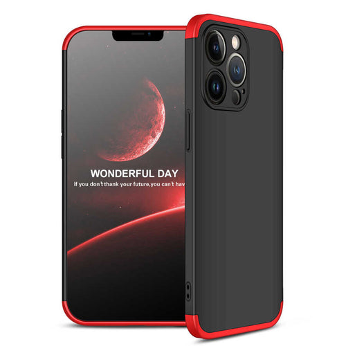 iPhone 13 Pro Kılıf Zore Ays Kılıf - Siyah-Kırmızı