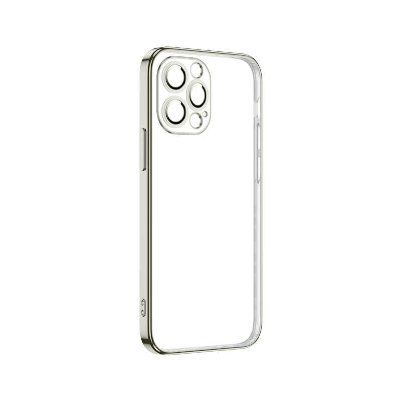 iPhone 13 Pro Kılıf Zore Krep Kılıf - Gümüş