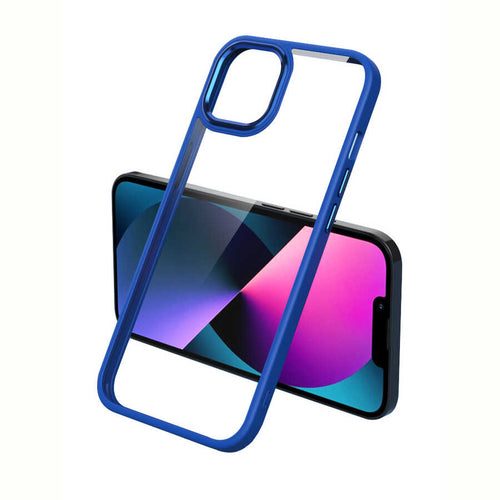 iPhone 13 Pro Kılıf Zore Krom Kılıf - Lacivert