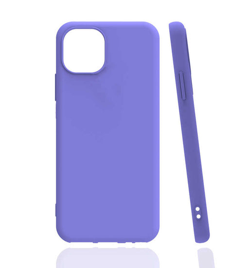 iPhone 13 Pro Max Kılıf Zore Biye Silikon - Lila