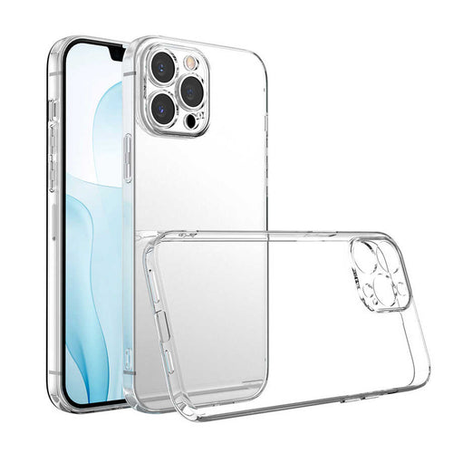 iPhone 13 Pro Max Kılıf Zore Kamera Korumalı Süper Silikon Kılıf - Renksiz
