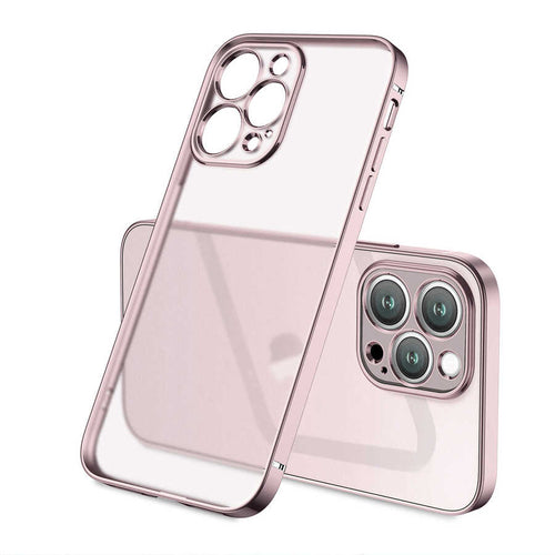 iPhone 13 Pro Max Kılıf Zore Mat Gbox Kılıf - Rose Gold