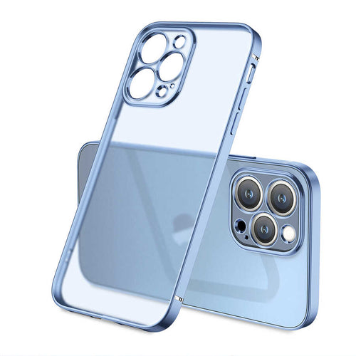 iPhone 13 Pro Max Kılıf Zore Mat Gbox Kılıf - Mavi
