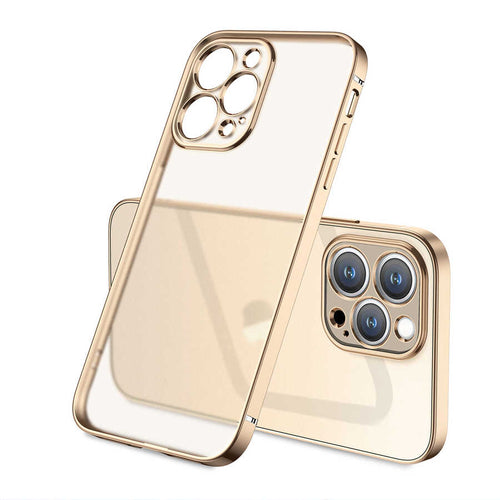 iPhone 13 Pro Max Kılıf Zore Mat Gbox Kılıf - Gold