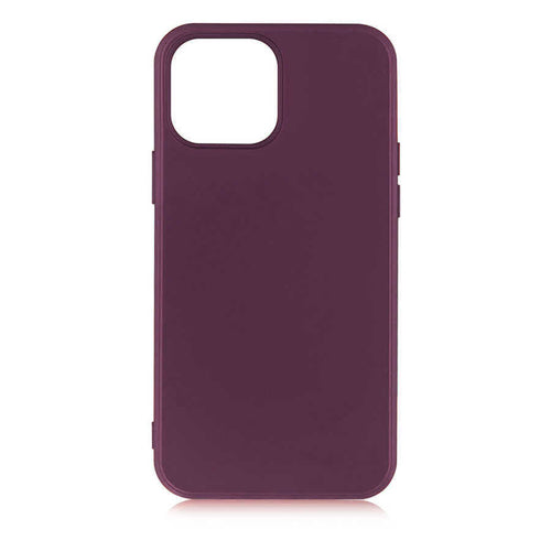 iPhone 13 Pro Max Kılıf Zore Premier Silikon Kılıf - Mürdüm