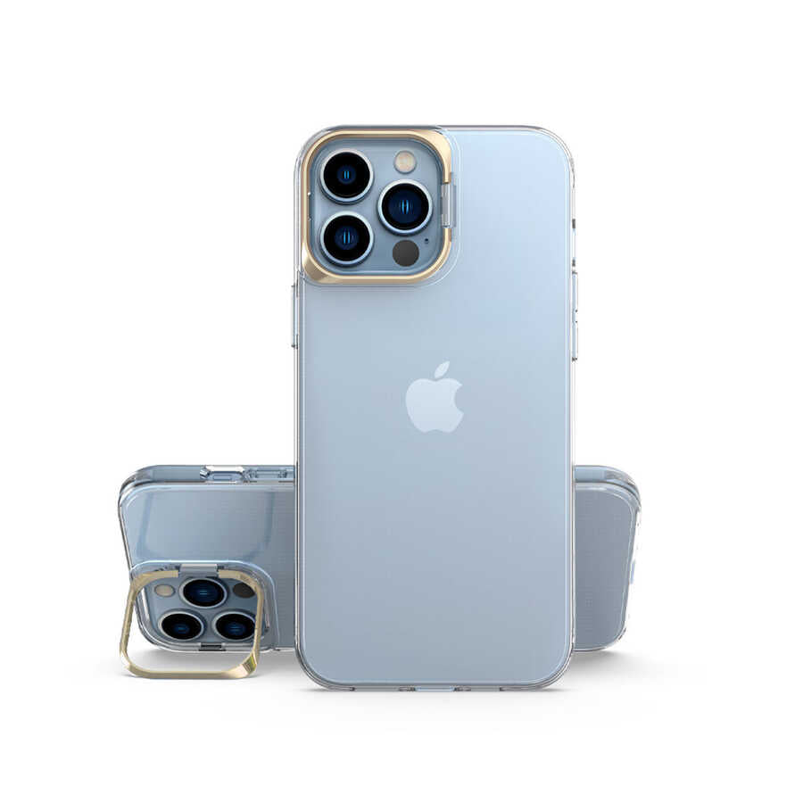 iPhone 13 Pro Max Kılıf Zore Skuba Kılıf - Gold