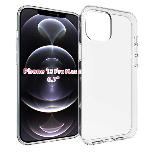 iPhone 13 Pro Max Kılıf Zore Süper Silikon Kılıf - Renksiz
