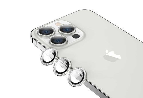 iPhone 13 Pro Zore CL-06 Kamera Lens Koruyucu - Gümüş