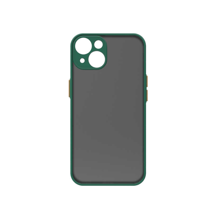 iPhone 14 Kılıf Zore Hux Kılıf - Koyu Yeşil