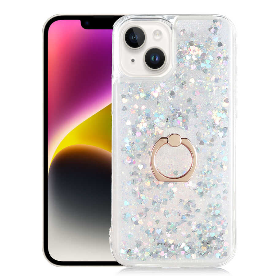 iPhone 14 Kılıf Zore Milce Kılıf - Gümüş