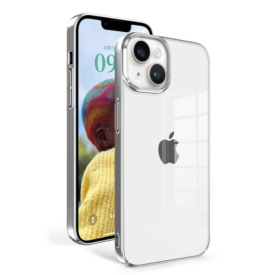 iPhone 14 Kılıf Zore Sun Kılıf - Gümüş