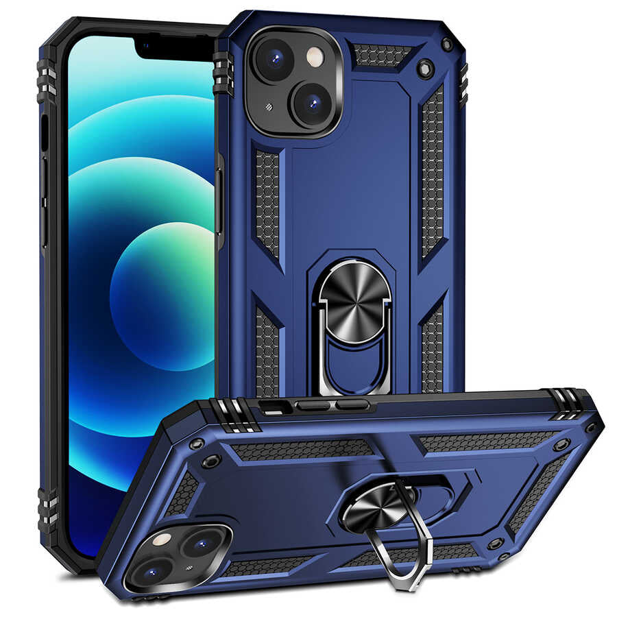 iPhone 14 Plus Kılıf Zore Vega Kılıf - Mavi