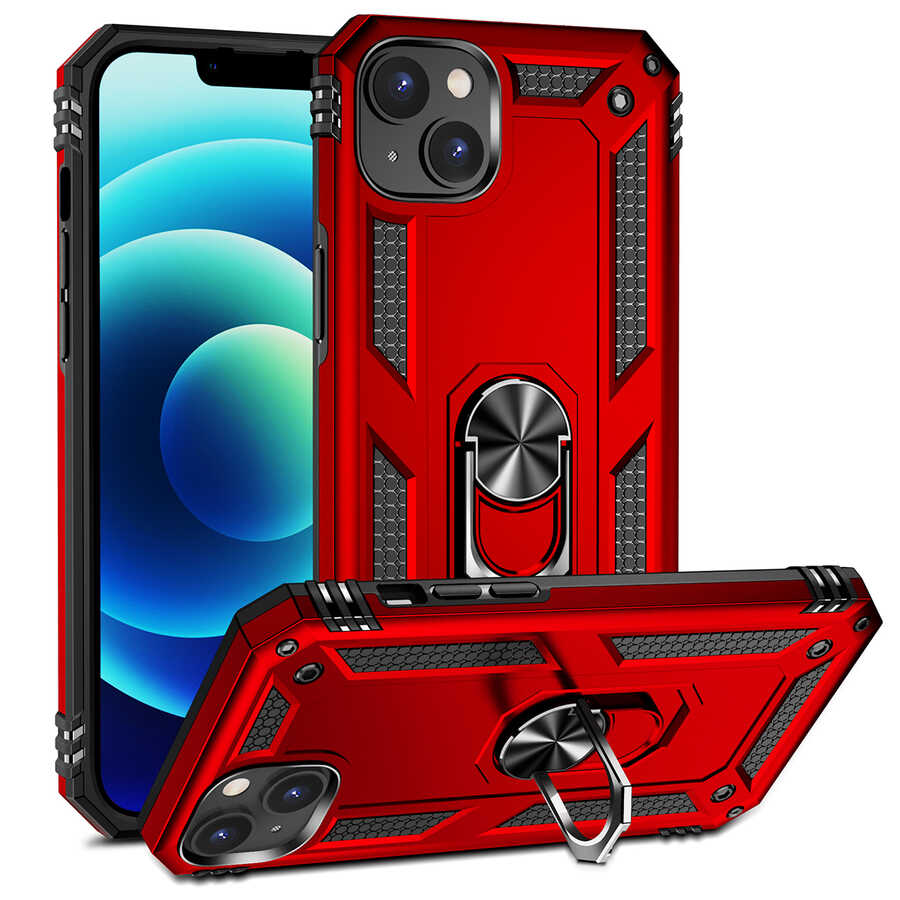 iPhone 14 Plus Kılıf Zore Vega Kılıf - Kırmızı