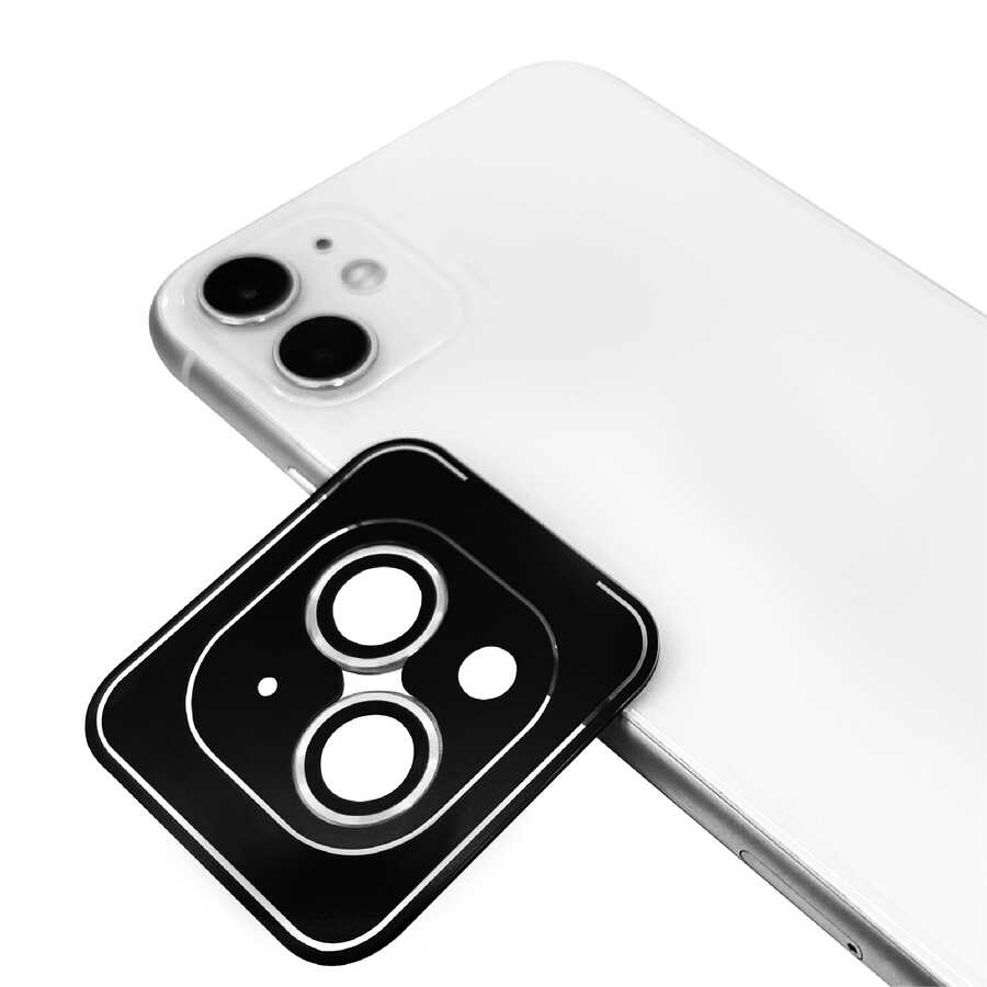 iPhone 14 Plus Zore CL-09 Kamera Lens Koruyucu - Gümüş