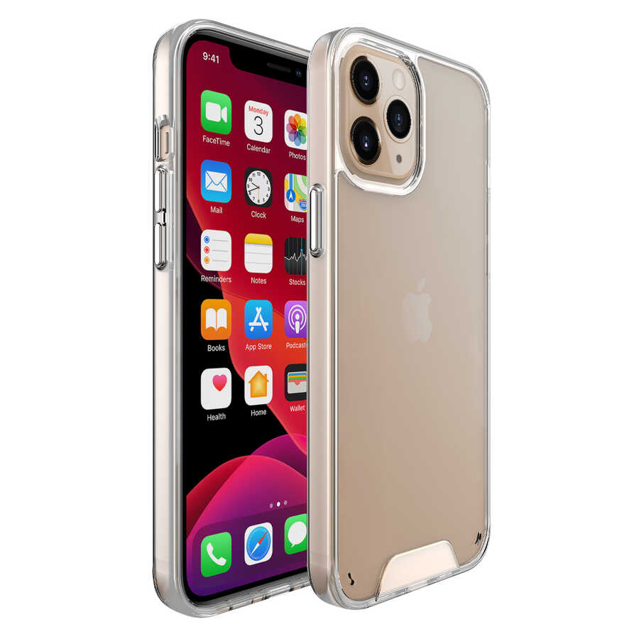 iPhone 14 Pro Kılıf Zore Gard Silikon - Renksiz
