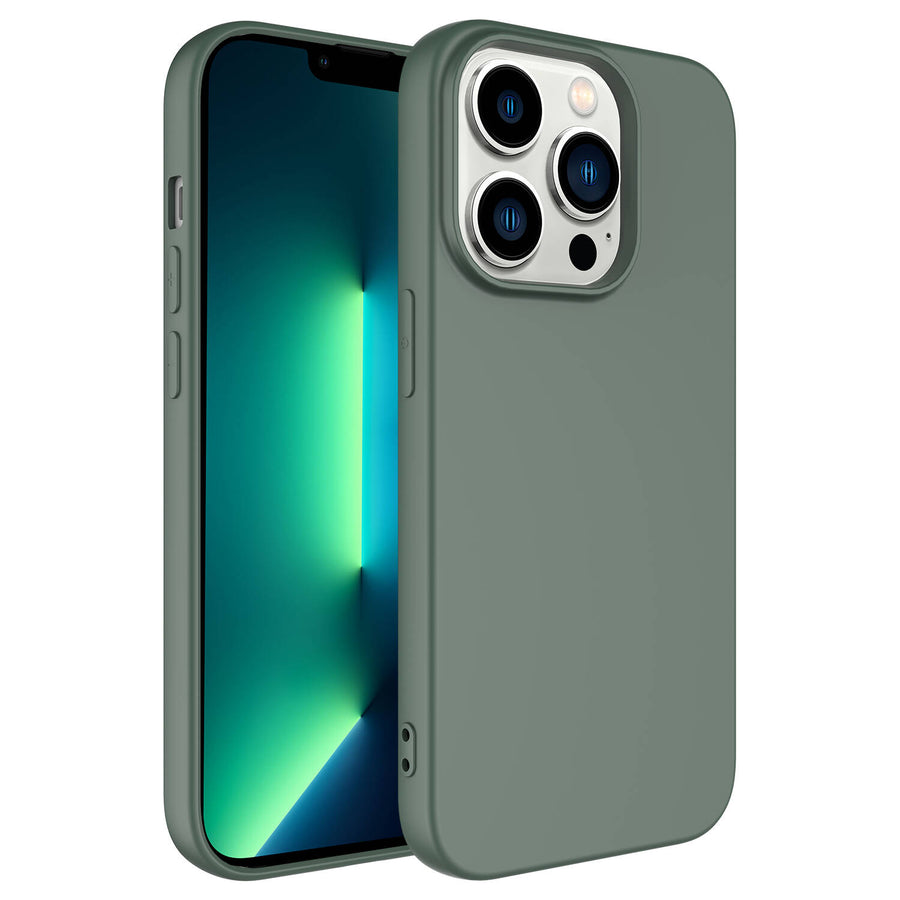 iPhone 14 Pro Kılıf Zore LSR Lansman Kılıf - Koyu Yeşil