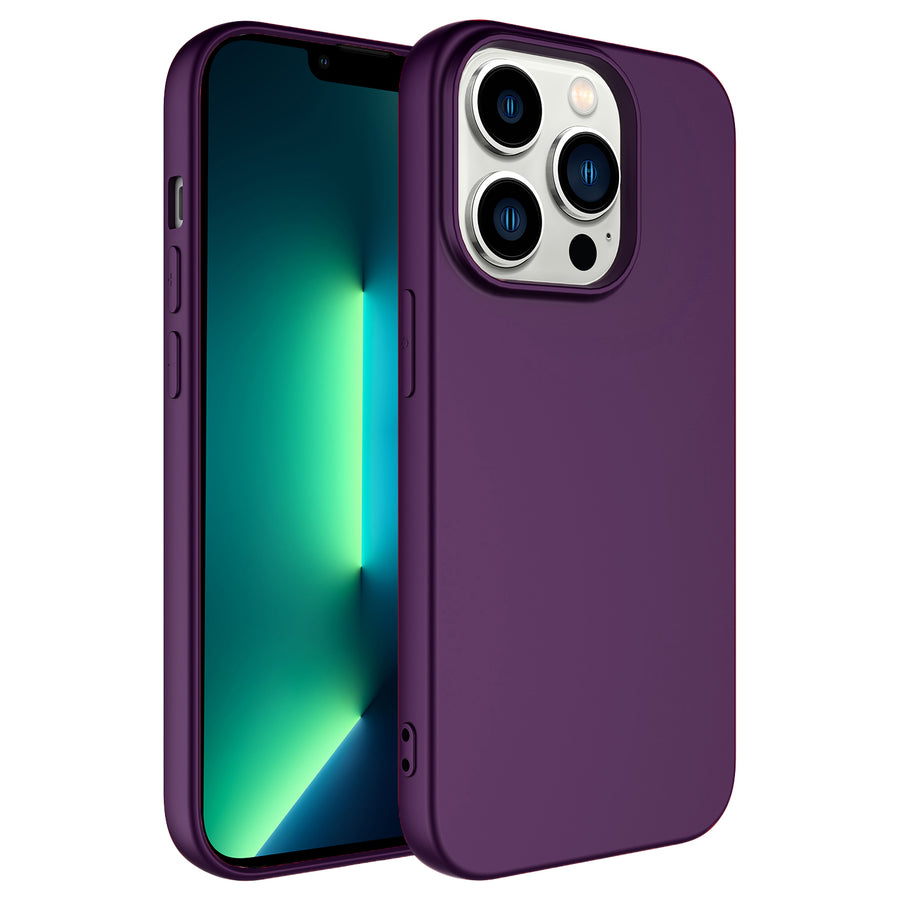 iPhone 14 Pro Max Kılıf Zore LSR Lansman Kılıf - Derin Mor