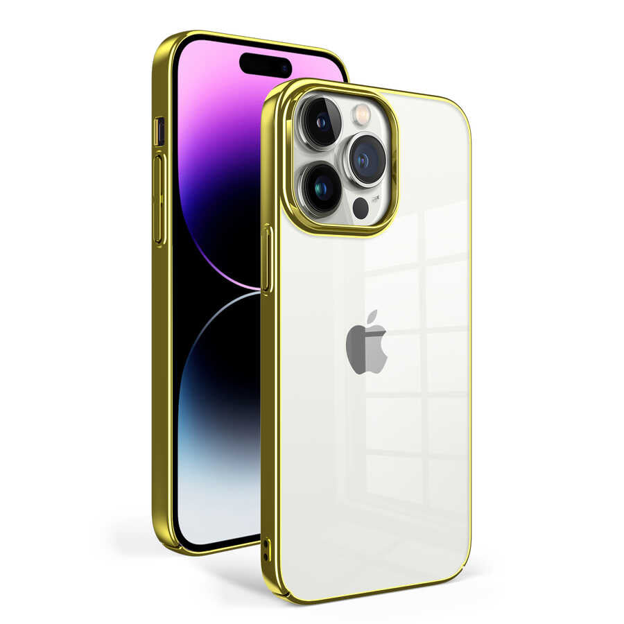 iPhone 14 Pro Max Kılıf Zore Sun Kılıf - Gold