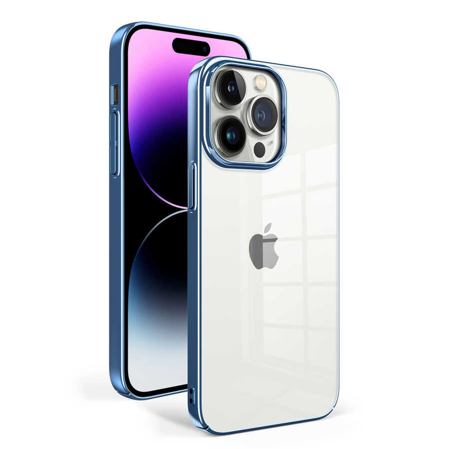 iPhone 14 Pro Max Kılıf Zore Sun Kılıf - Mavi Açık