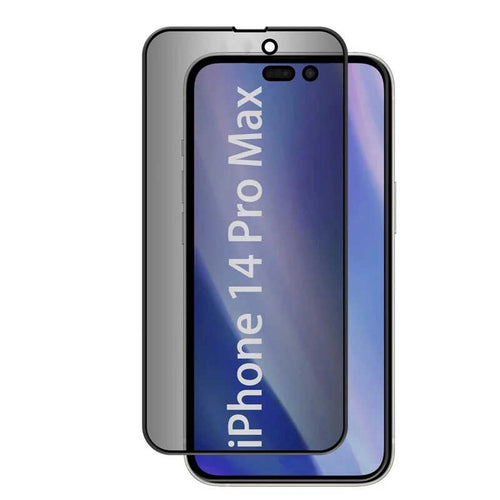 iPhone 14 Pro Max Zore Kor Privacy Cam Ekran Koruyucu - Siyah