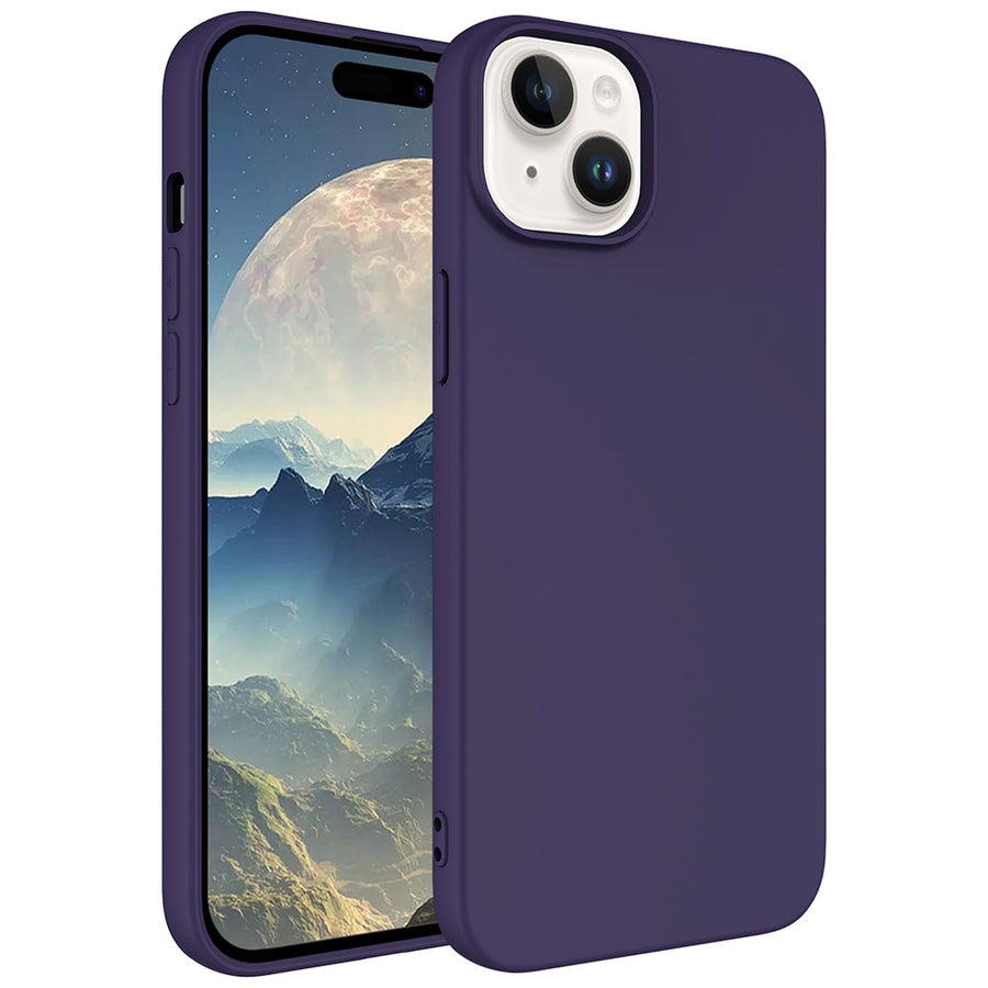 iPhone 15 Plus Kılıf Zore LSR Lansman Kılıf - Derin Mor