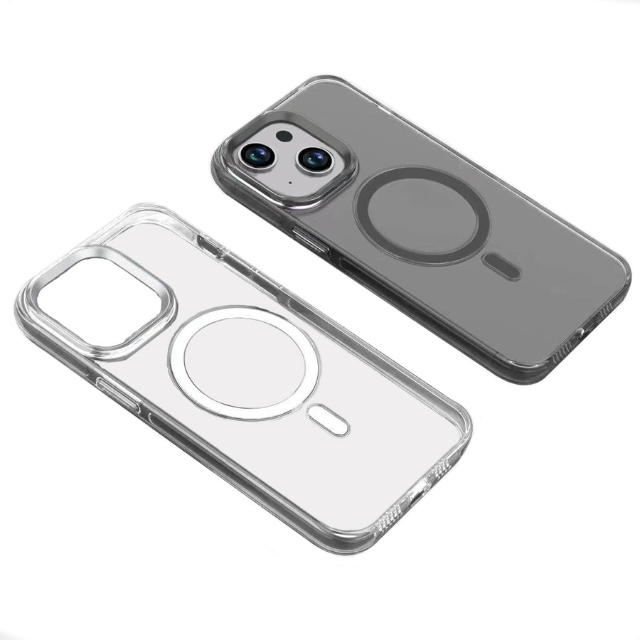 iPhone 15 Plus Kılıf Zore Wireless Şarj Özellikli Şeffaf Efsane Kılıf - Renksiz