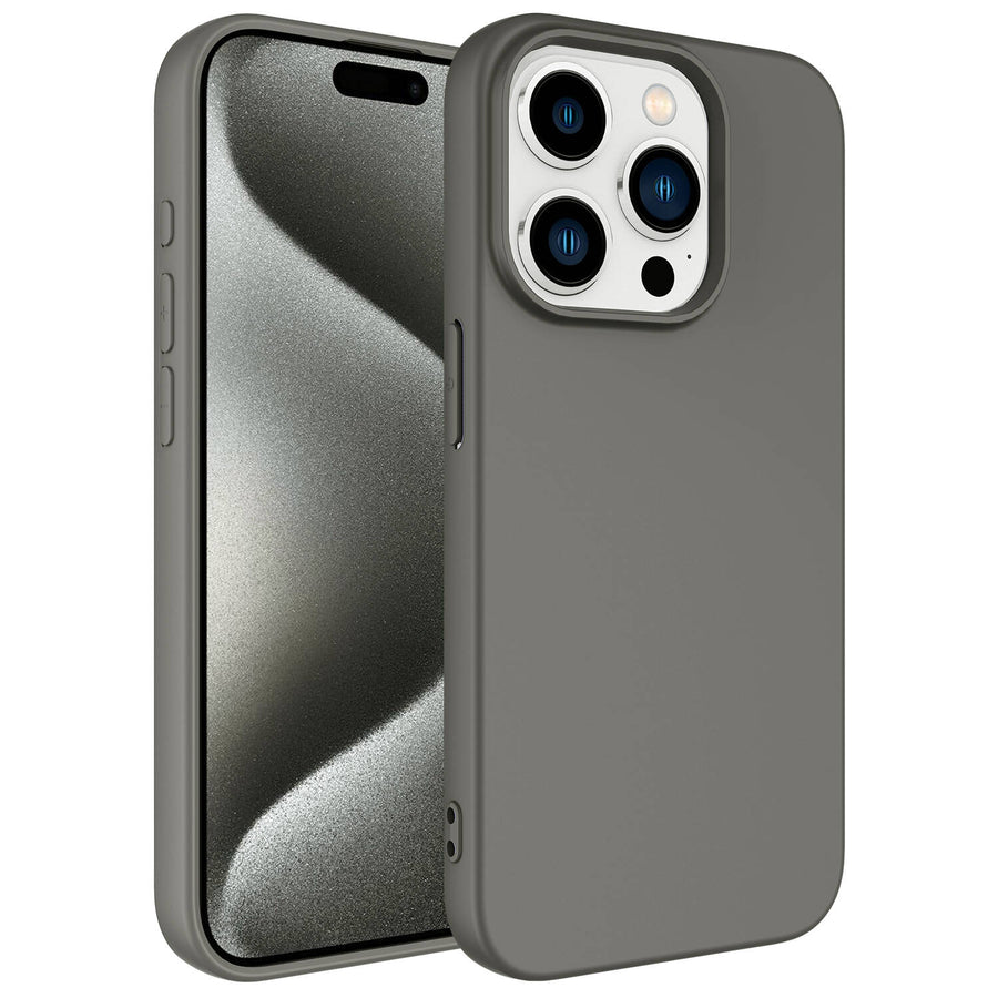 iPhone 15 Pro Kılıf Zore LSR Lansman Kılıf - Titanyum