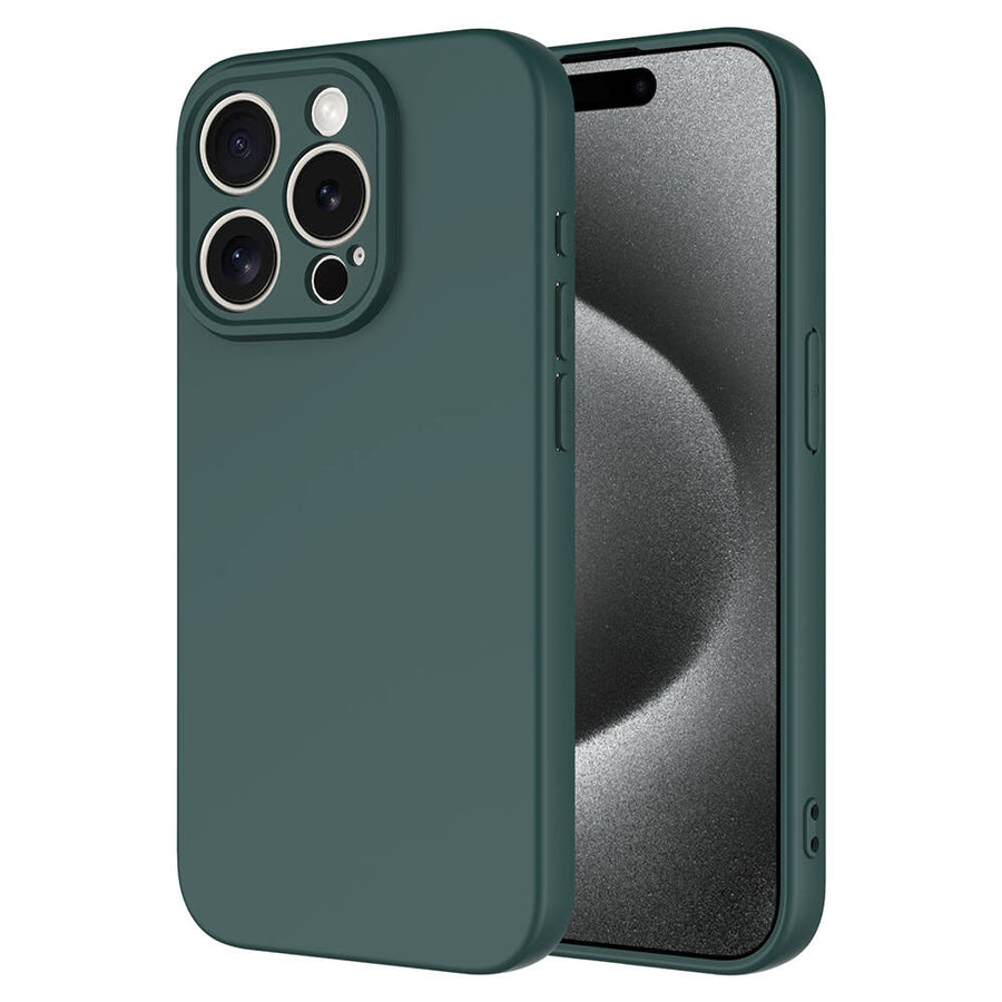 iPhone 15 Pro Kılıf Zore Mara Lansman Kılıf - Koyu Yeşil