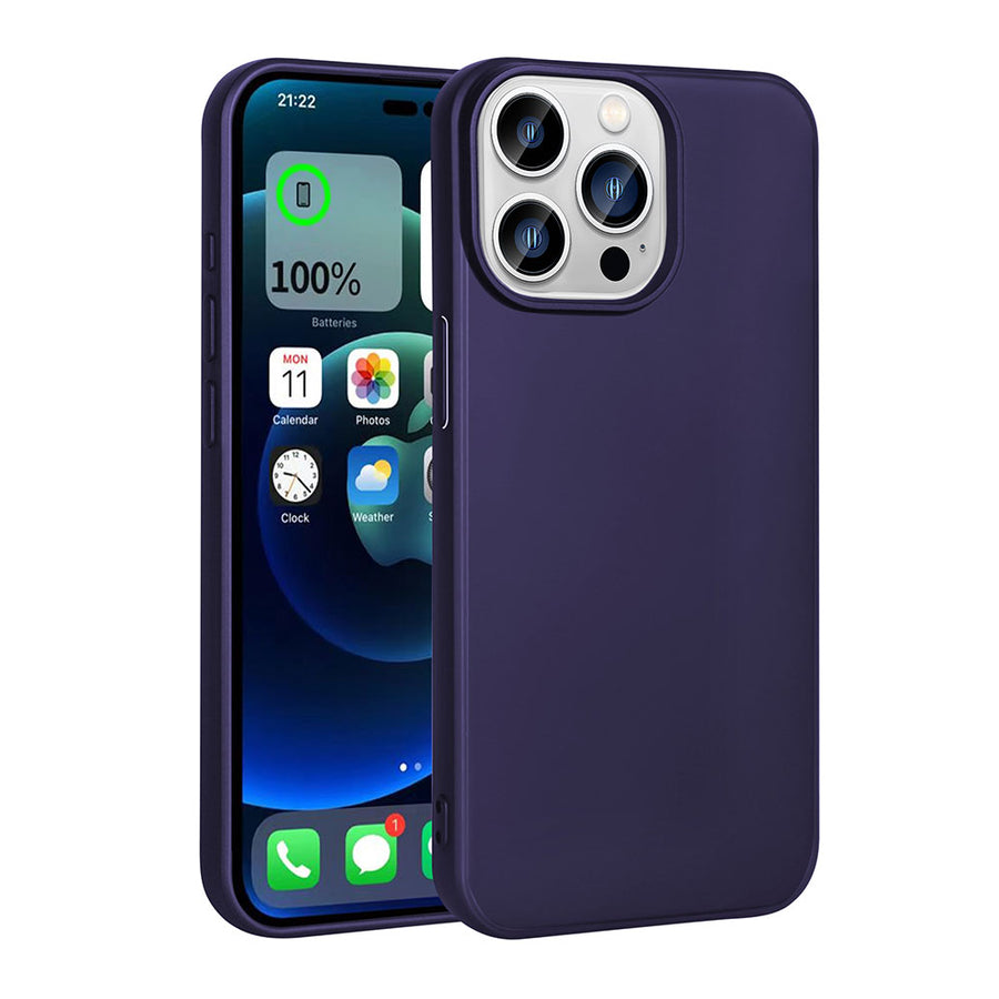 iPhone 15 Pro Kılıf Zore Premier Silikon Kılıf - Lacivert