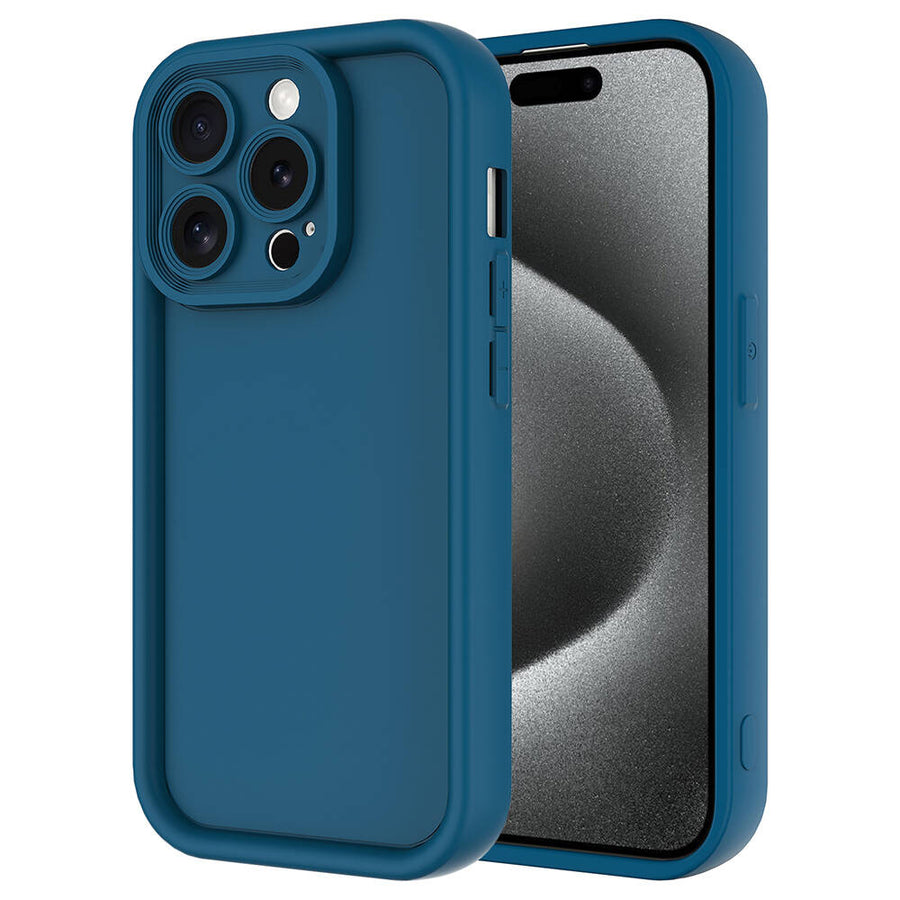 iPhone 15 Pro Max Kılıf Kamera Korumalı Zore Ananas Kılıf - Koyu Yeşil