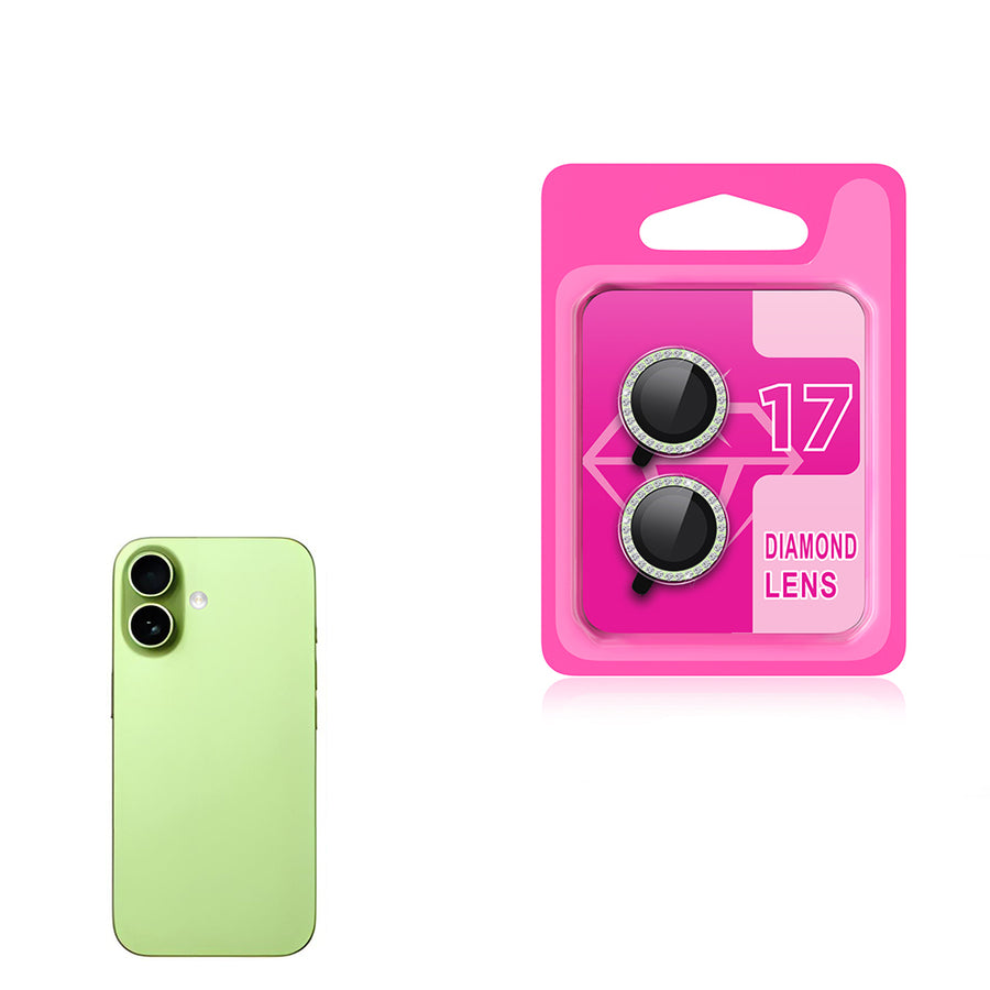 iPhone 17 Zore CL-06 Kamera Lens Koruyucu - Açık Yeşil