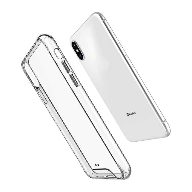 iPhone X Kılıf Zore Gard Silikon - Renksiz