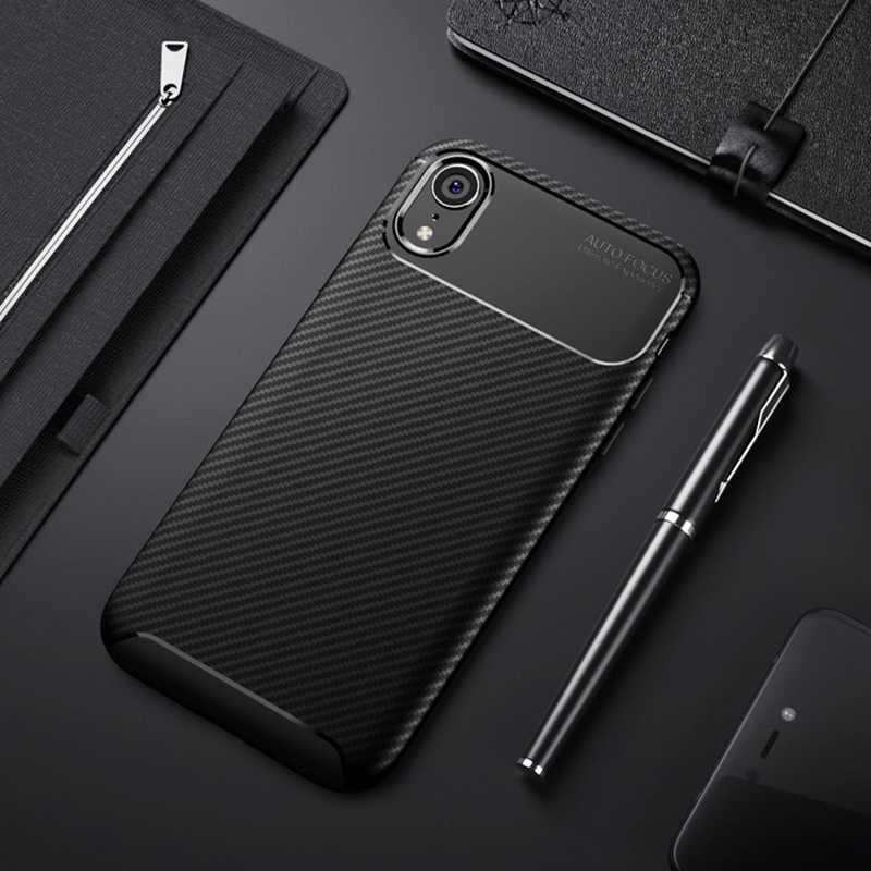 iPhone XR 6.1 Kılıf Zore Negro Silikon Kılıf - Siyah