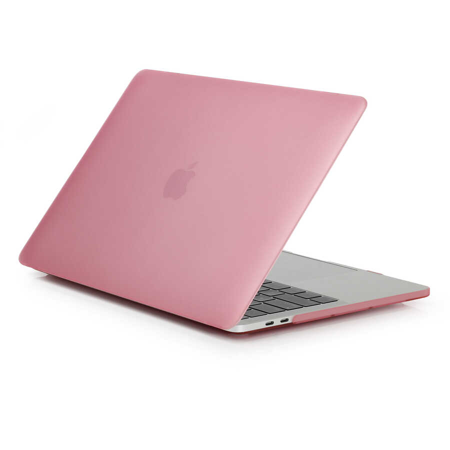 Macbook 13.3' Pro 2022 M2 Zore MSoft Mat Kılıf - Pembe