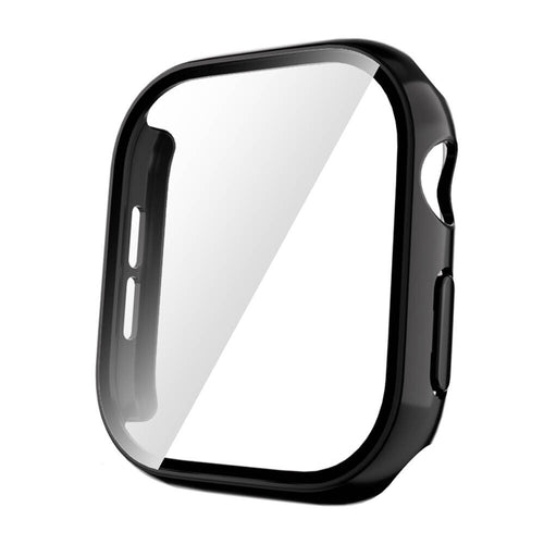 Watch 10 42mm Sert PC Kasa ve Ekran Koruyucu Zore Watch Gard 35 - Koyu Siyah