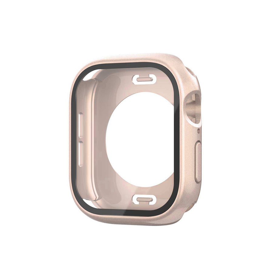 Watch 10 46mm 360 Derece Korumalı Kasa ve Ekran Koruyucu Zore Watch Gard 12 - Rose Gold