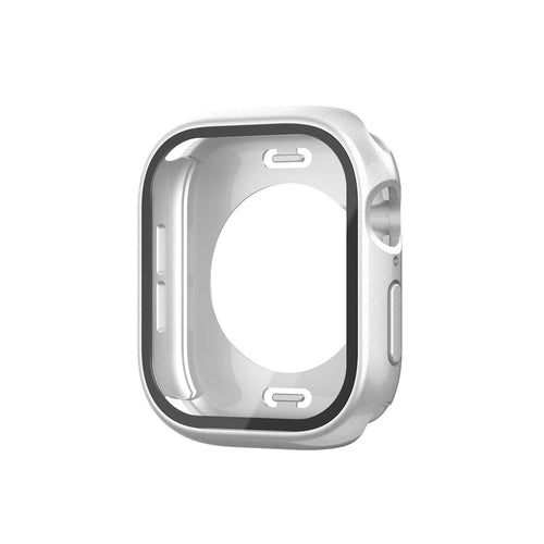 Watch 10 46mm 360 Derece Korumalı Kasa ve Ekran Koruyucu Zore Watch Gard 12 - Gümüş