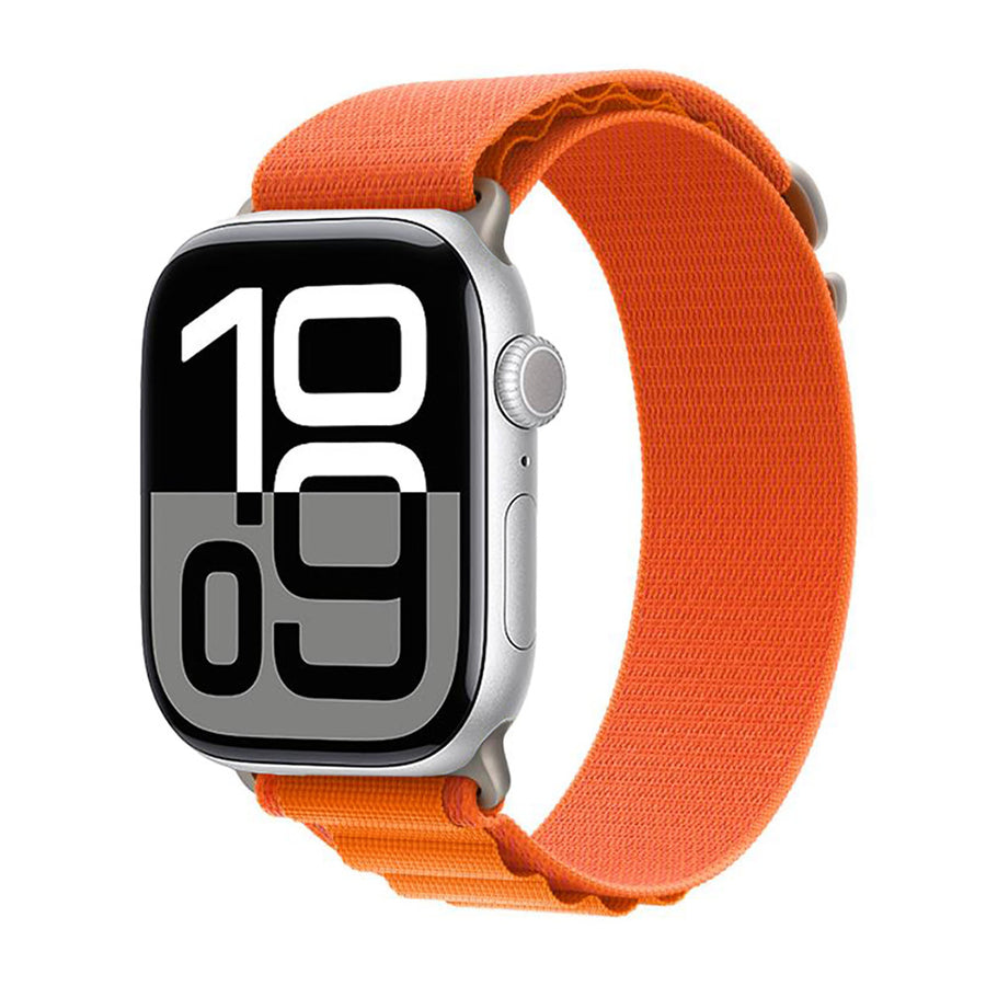 Watch 10 46mm Zore KRD-74 Hasır Kordon - Turuncu
