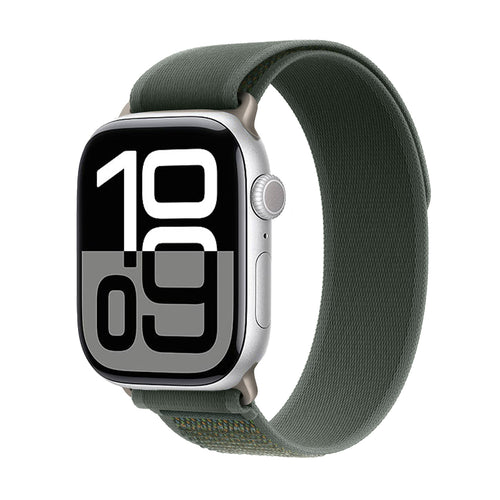 Watch 10 46mm Zore KRD-77 Hasır Kordon - Yeşil
