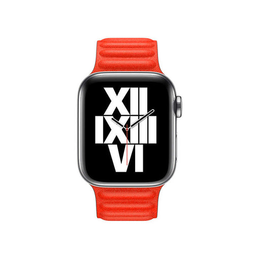 ​​​ Watch 38mm KRD-34 Deri Kordon - Kırmızı