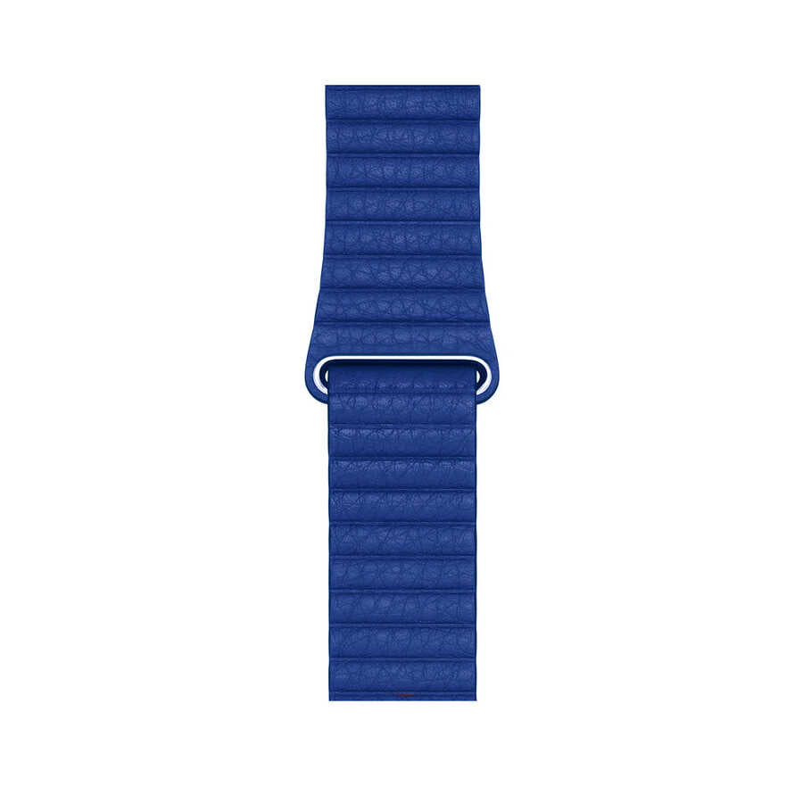 Watch 40mm KRD-09 Deri Lop Kordon - Mavi