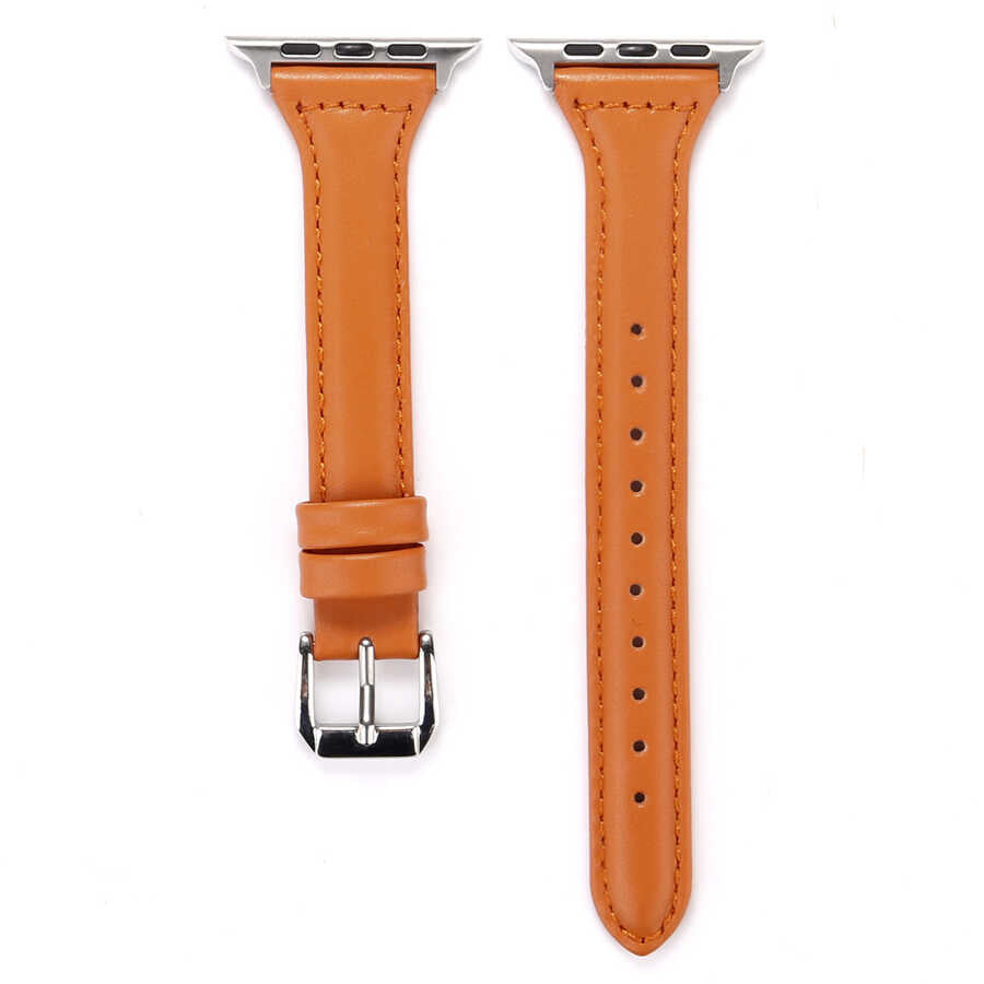 ​​​ Watch 40mm KRD-28 Deri Kordon - Kahverengi