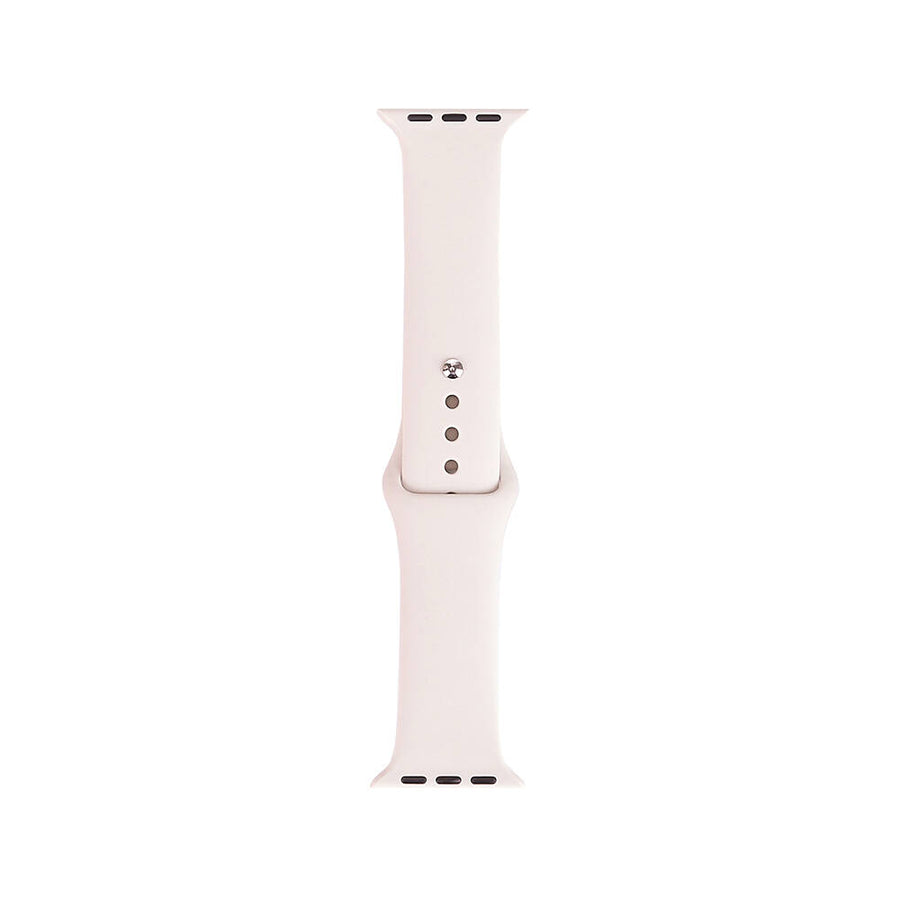 Watch 7 41mm Band Serisi Klasik Kordon Silikon Strap Kayış - Antique White