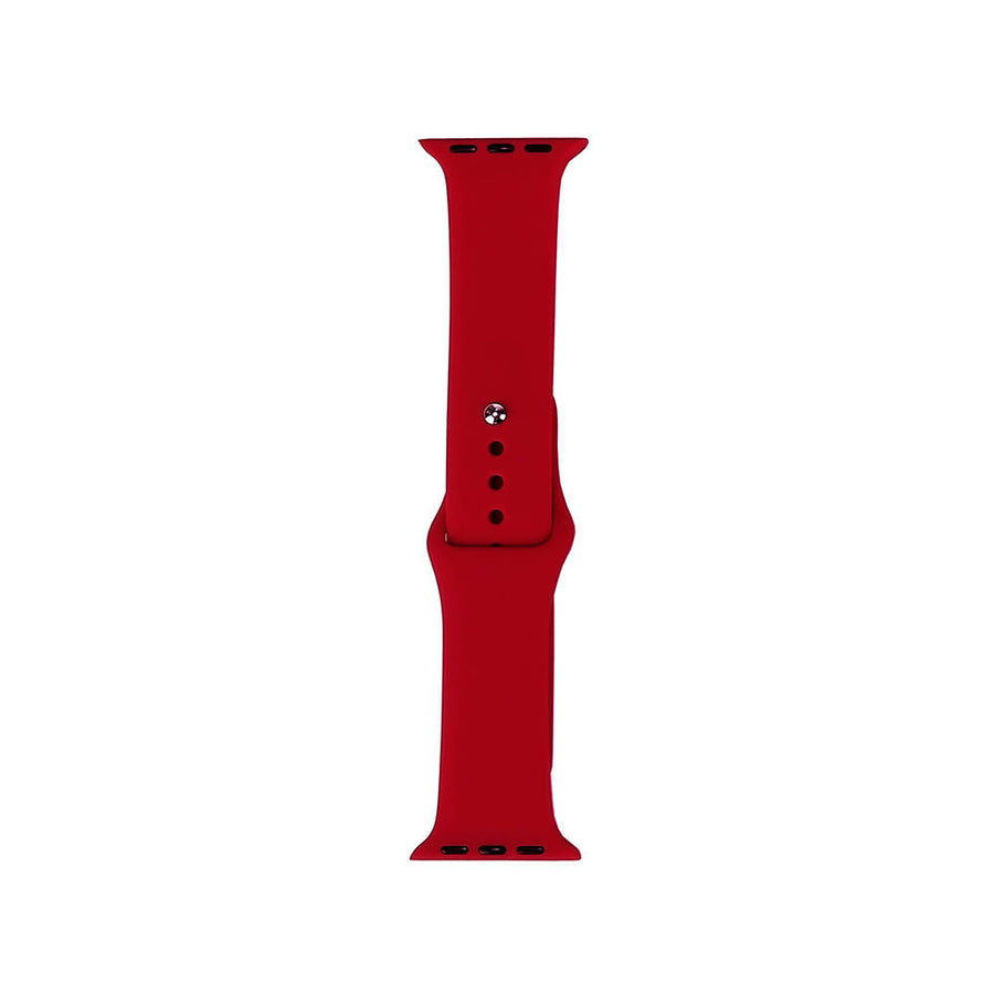 Watch 7 41mm Band Serisi Klasik Kordon Silikon Strap Kayış - Chinese Red
