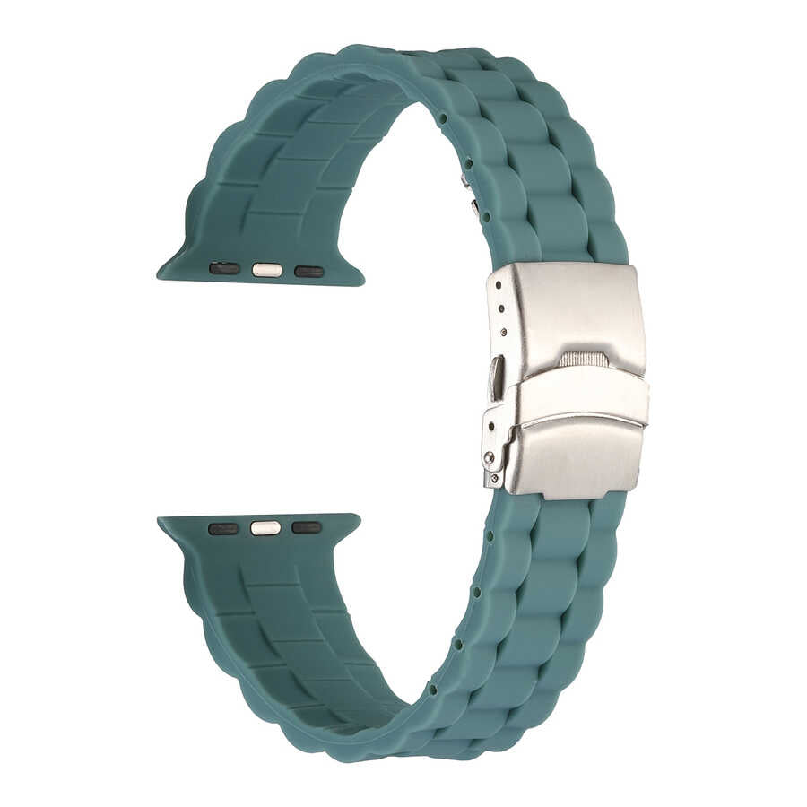 Watch 7 41mm KRD-72 Silikon Kordon - Açık Yeşil
