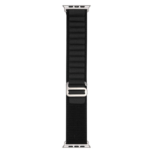Watch 7 41mm Zore Band-74 Hasır Kordon - Siyah-Gri