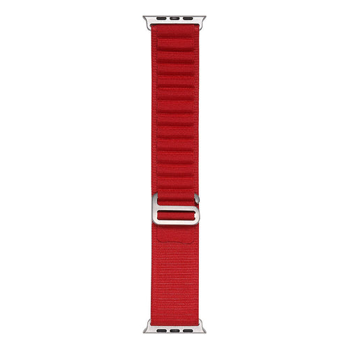 Watch 7 41mm Zore Band-74 Hasır Kordon - Kırmızı