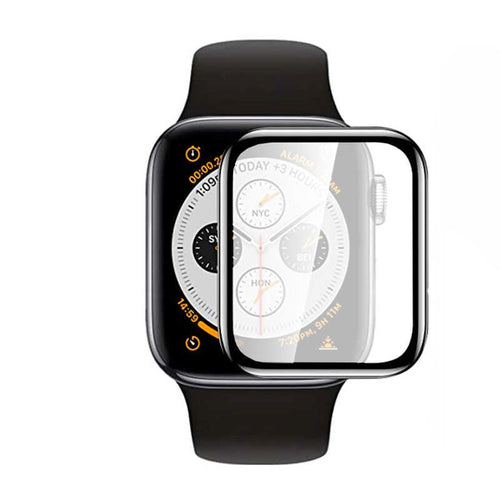Watch 7 41mm Zore Mat Eko PMMA Pet Saat Ekran Koruyucu - Siyah