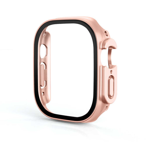 Watch Ultra 49mm Kasa ve Ekran Koruyucu Zore Watch Gard 19 - Rose Gold